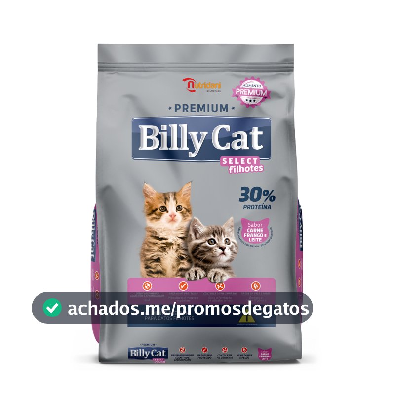 Ração  Billy Cat Select Gatos Filhotes 15kg