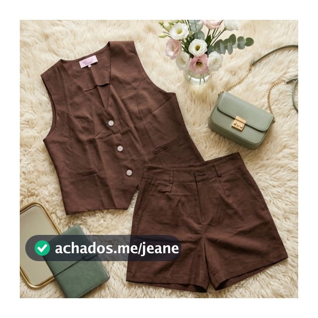Conjunto Feminino Social Colete & Shorts Caimento Sensorial Marrant Moda Verão Tendencias 2026