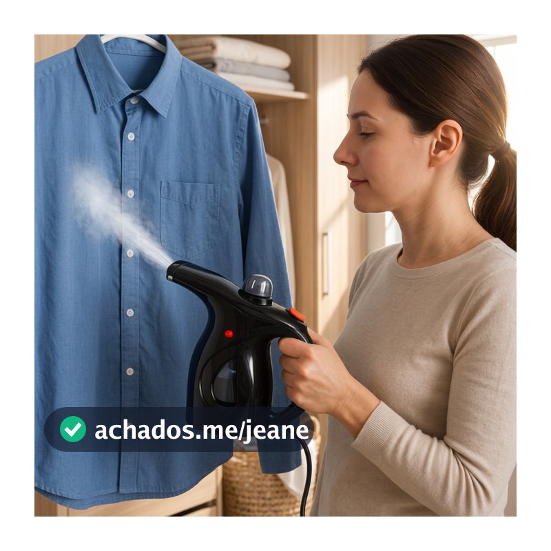 Passadeira A Vapor Portátil 127V Higienizador Roupas Eletrodoméstico Startools 800W 200ml