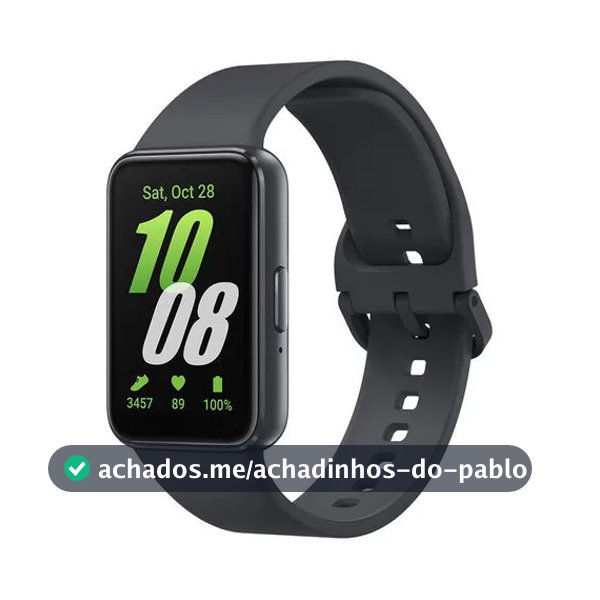 Smartwatch Samsung Galaxy Fit 3 Sm-R390 Relógio Digital 40mm Grafite
