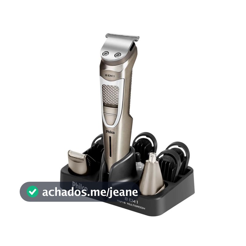 Aparador de Pelos Philco Multigroom 8 em 1 5W PAP16