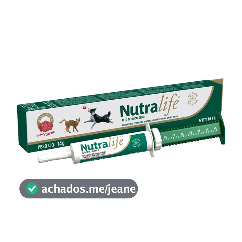 Nutralife Suplemento Vitaminico Para Cães e Gatos14g Vetnil