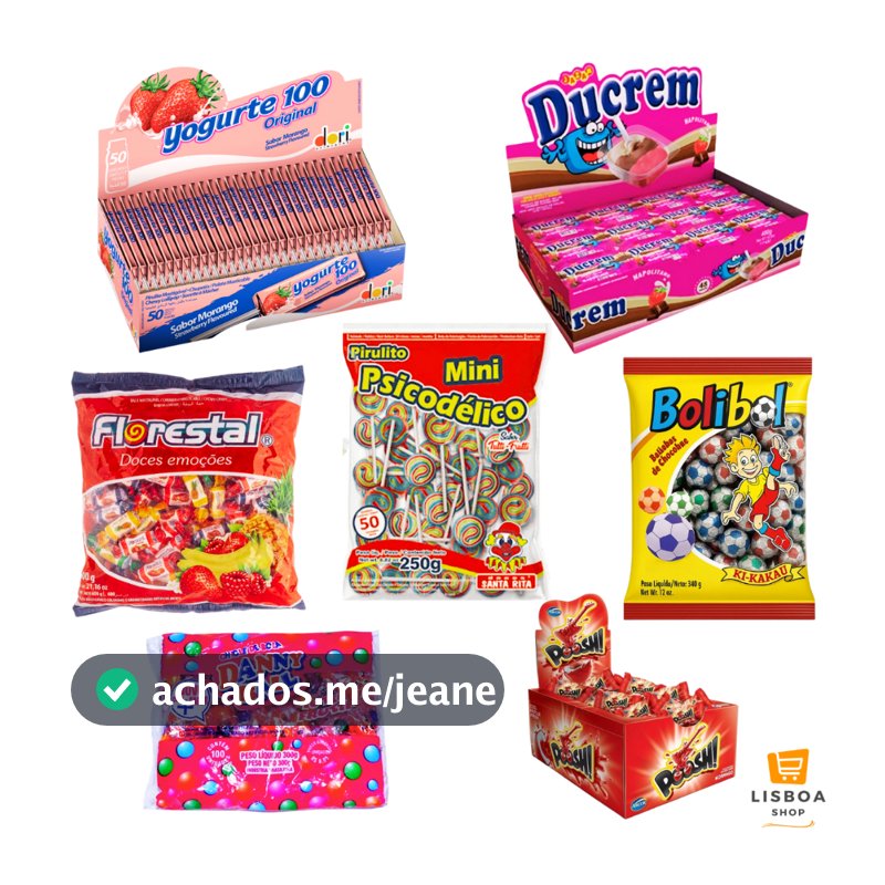 Kit Aniversário Infantil Doces Para 50 Sacolinha Surpresa Lembrancinhas