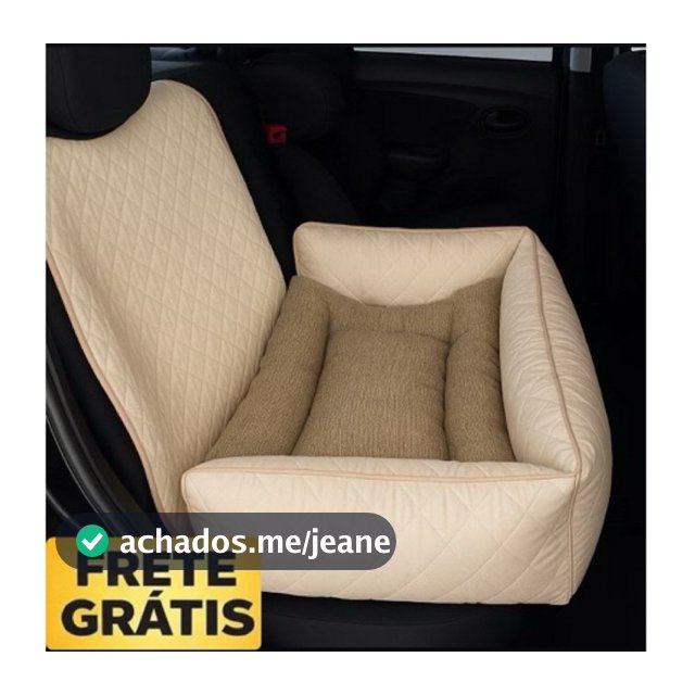 Protetor de Banco Veicular Pet Impermeável Grande com Colchonete Impermeável Fofinho