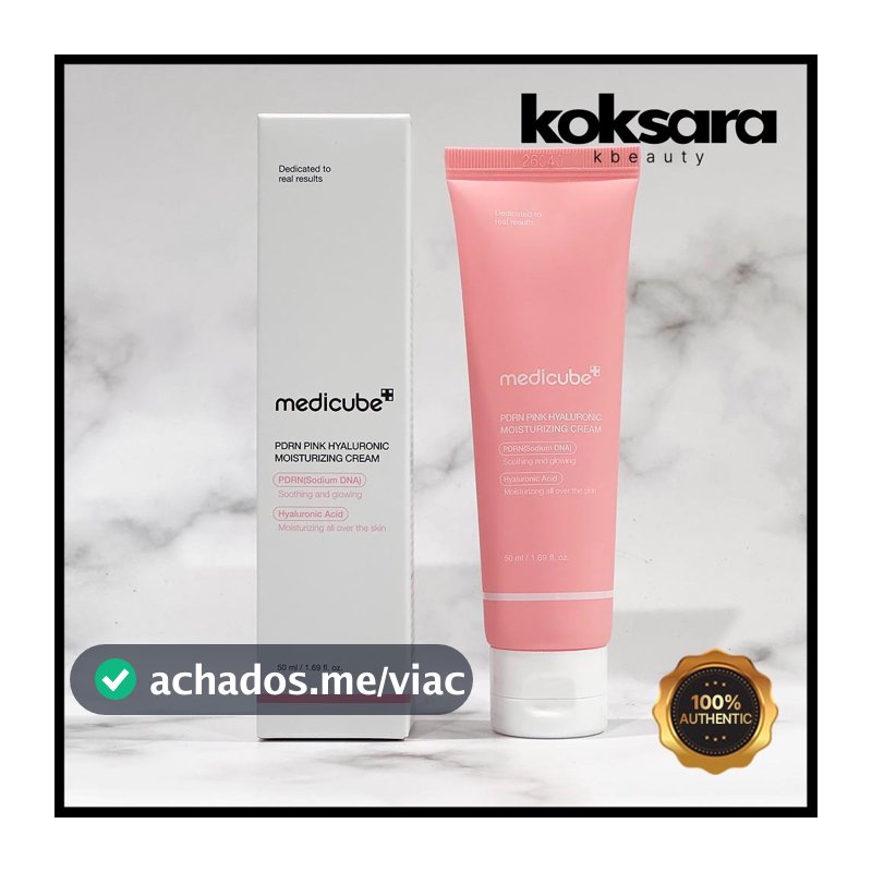 Medicube PDRN Creme Hidratante Hialurônico Rosa 50ml