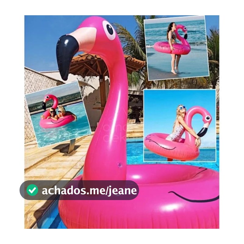 Flutuador inflável Flamingo 70 90 120 cm piscina de praia