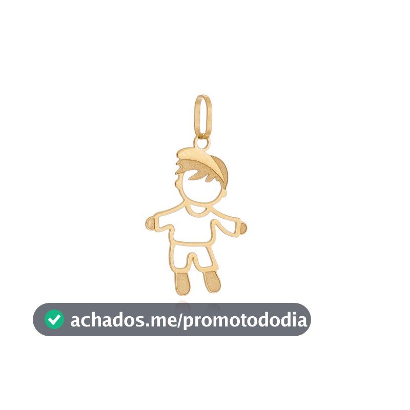 Pingente Menino Filho Em Ouro 18k Boné