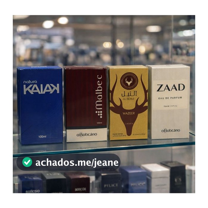 Kit 4 Perfumes Masculinos 100ml Colonia Amadeirado Citrico Marcante Longa Fixacao Presente Homem