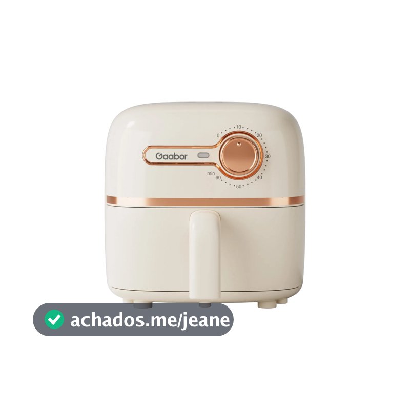 Mini Air Fryer Fritadeira Elétrica Sem Óleo 1.4L Individual 900w - Gaabor