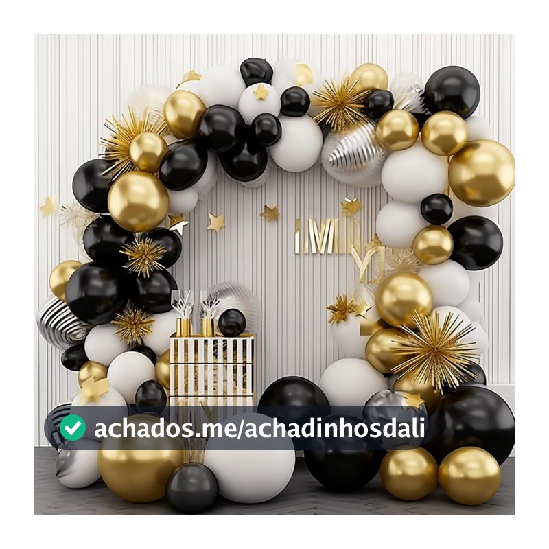 Conjunto 140 Balões Decorativos Festas Aniversário Casamento Festa