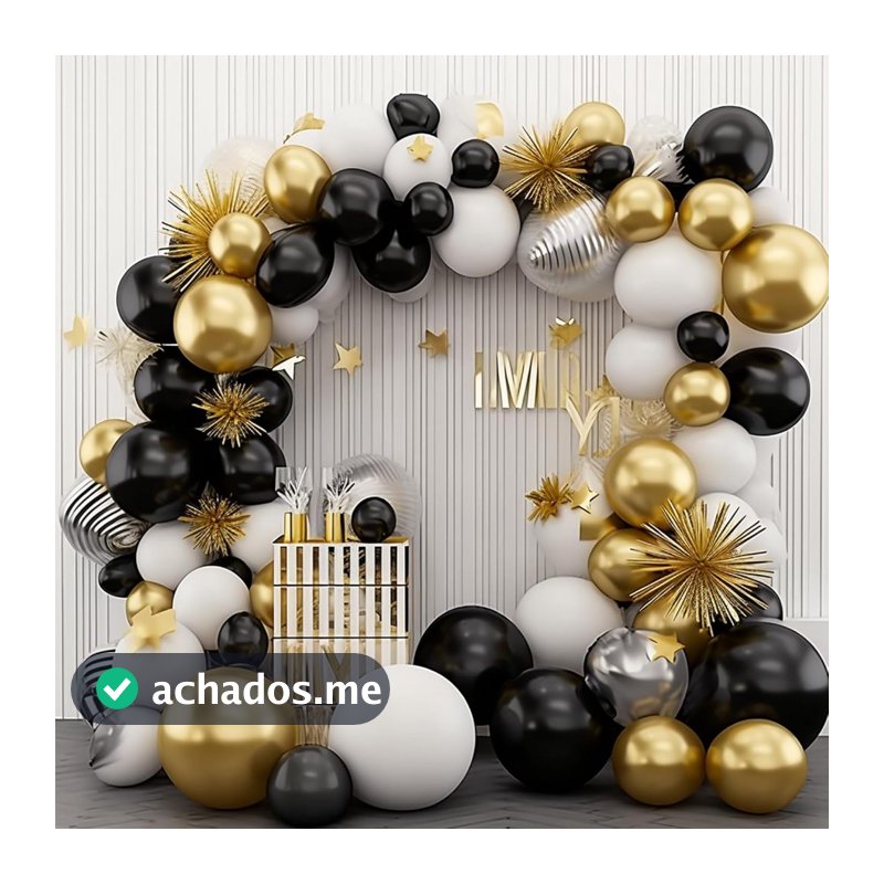 Conjunto 140 Balões Decorativos Festas Aniversário Casamento Festa