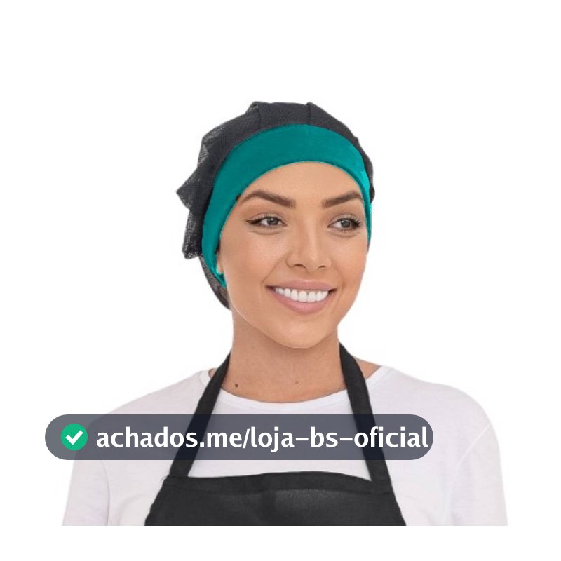 Kit 2 Toucas de Cozinha Super Confortável Lavável Cozinha Restaurante Padaria Pizzaria Varias Cores