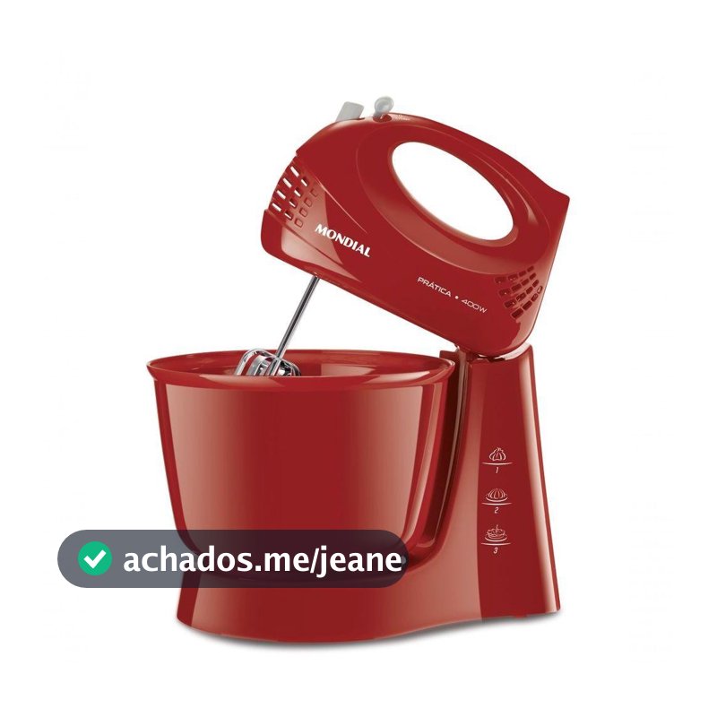 Batedeira Mondial Power Prática B-44-r Batedeira B-44-r 127v/60hz .