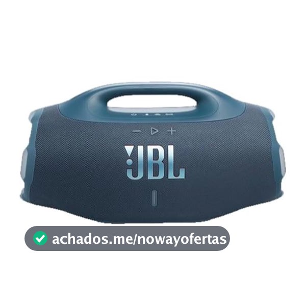 Caixa de Som JBL Boombox 4 Auracast IP68 Bluetooth até 34 hrs de autonomia - Azul