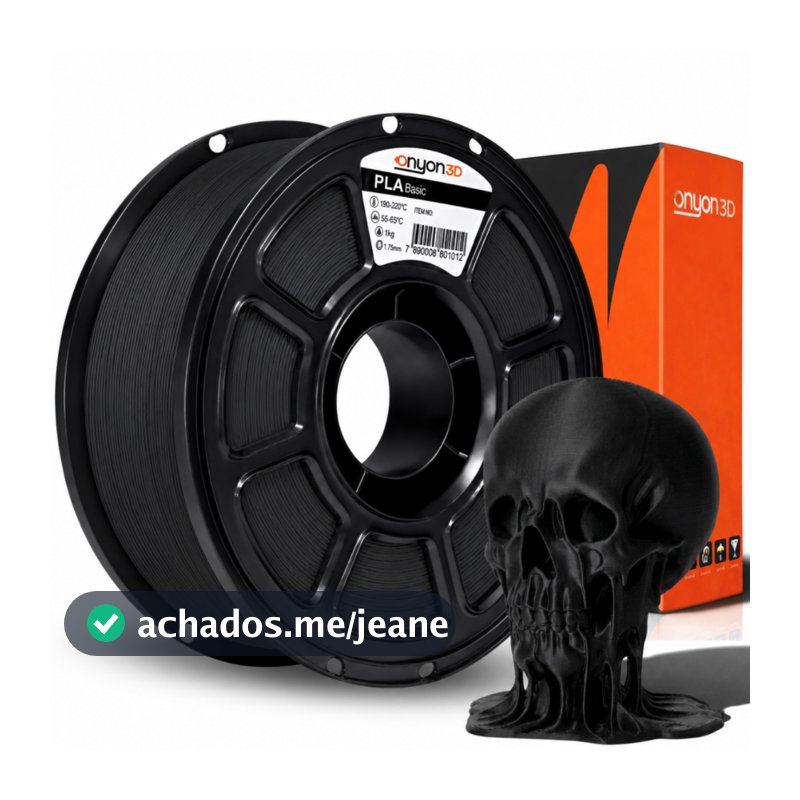Filamento Pla Basic Impressão 3d High Speed 1kg Onyon3d 1.75mm Premium