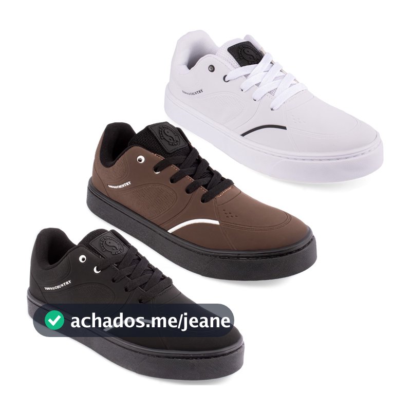 Tênis Town & Country Masculino Original Tips Lançamento