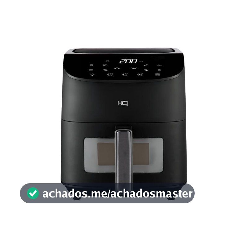 Fritadeira Sem Óleo AirFryer HQ 7 litros Digital com Visor Preto HQ-AF7LDL
