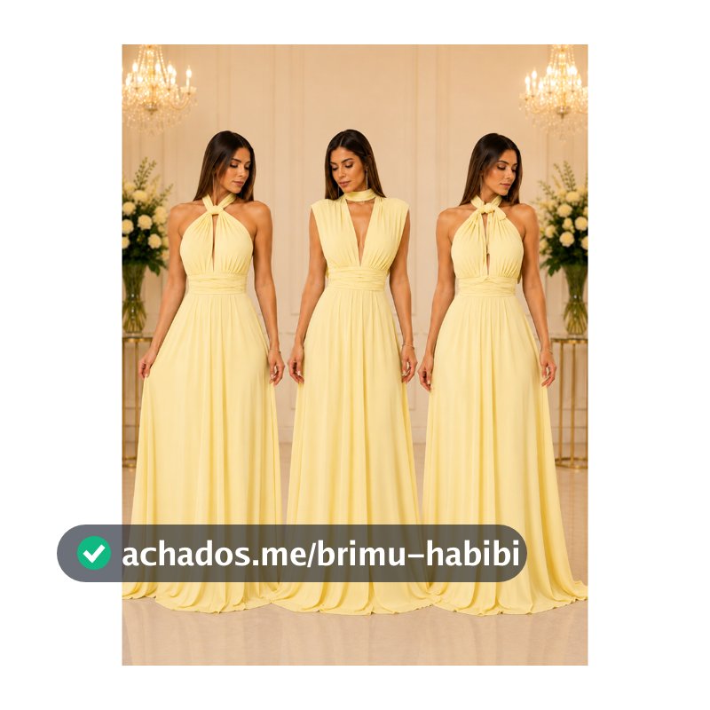 Vestido Longo Social Festa  Varias Forma de Usar Multiuso Madrinha Casamento Batizado