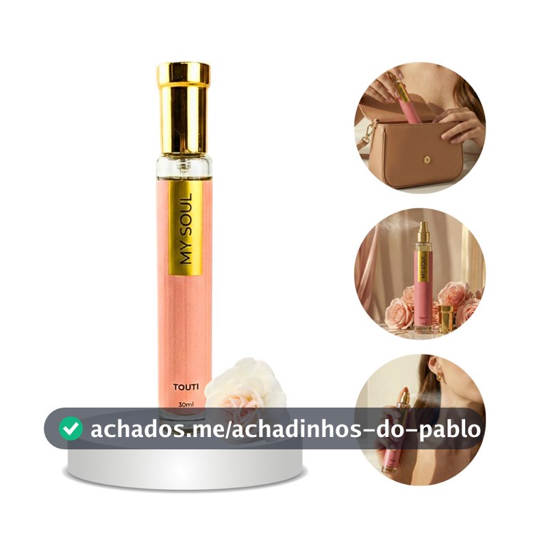 Perfume Touti My Soul 30ml | Essência De Bolsa| Alta Fixação