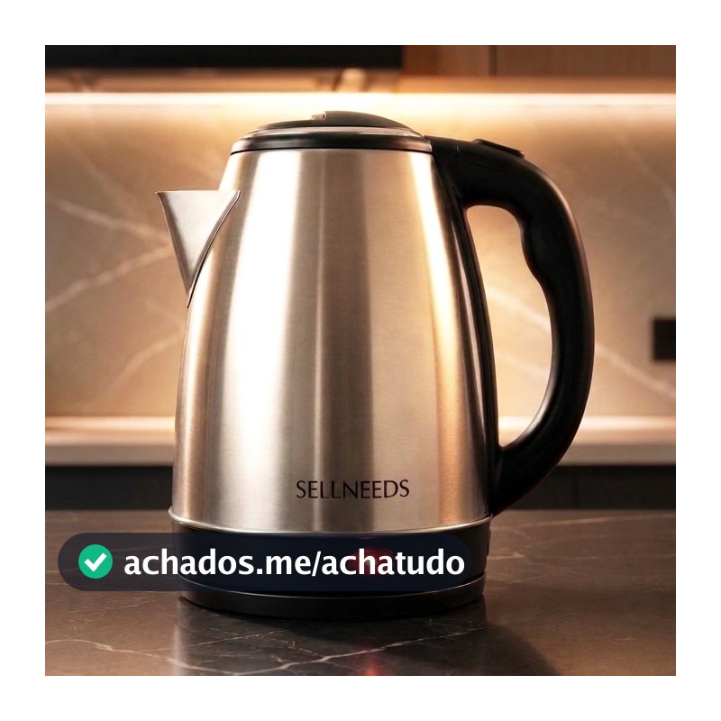 Chaleira Elétrica Jarra Café Chá Inox 110v