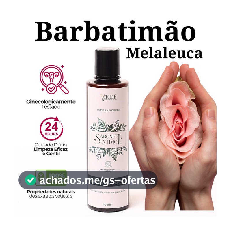 Sabonete Íntimo Eficaz Contra Candidíase De Repetição E Vaginose Barbatimão Melaleuca Aloe Vera
