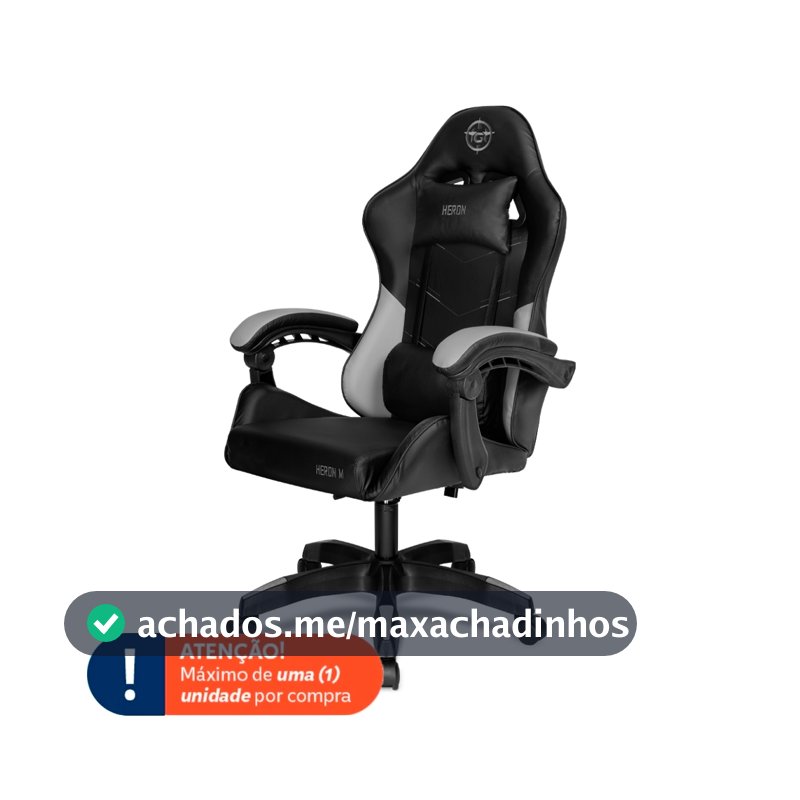 Cadeira Gamer TGT Heron M, Preto, TGT-HRM-BK02