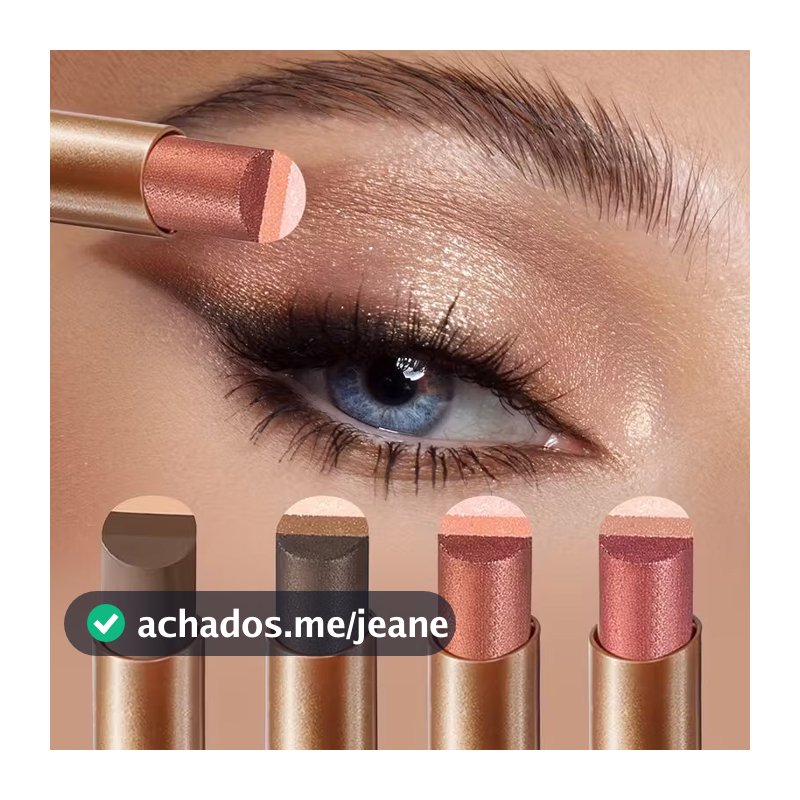Bastão de Sombra de Olhos, Textura Suave, Fácil de Misturar, Longa Duração, À Prova d'Água, Maquiagem para os Olhos