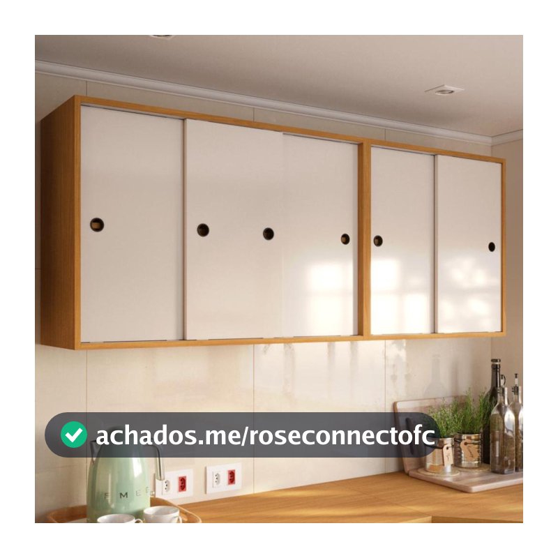 Armário Suspenso Filó 150cm 5 Portas de Correr Organizador Cozinha Banheiro Lavanderia Gabinete Organizador 5 Portas