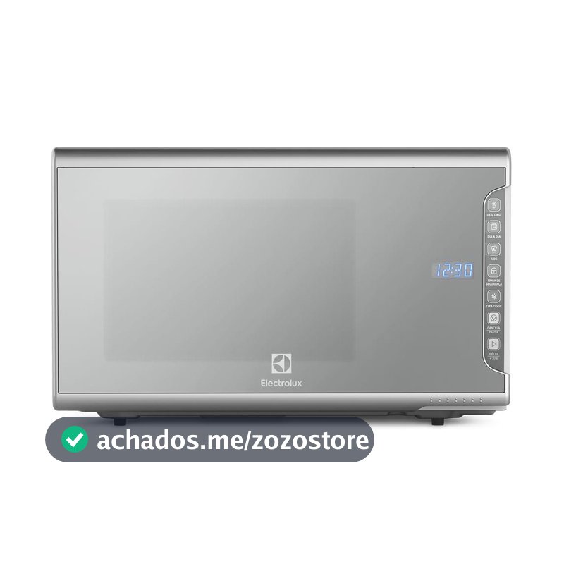 Micro-ondas Electrolux 31L cor Inox Espelhado com Painel Integrado e Função Tira Odor (MI41S)