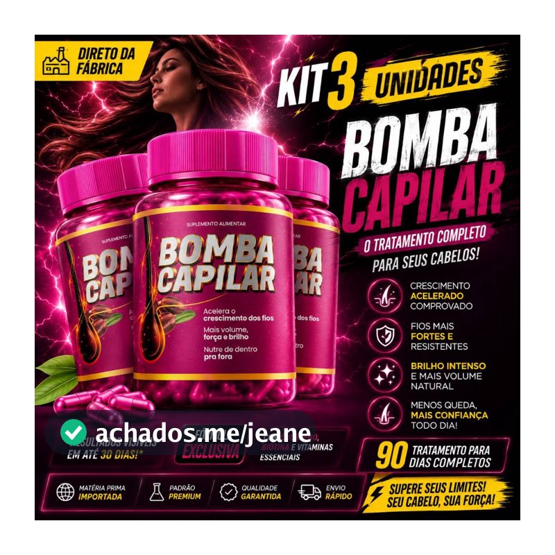 3 Boomba Capilar 500mg