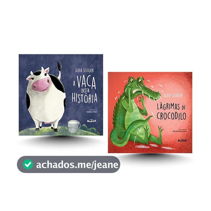 Kit 2 Vol - Histórias para Rir e Sentir: A Vaca Desta História + Lágrimas de Crocodilo