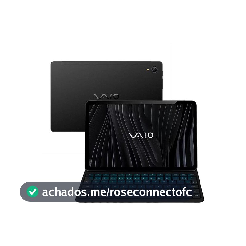 Tablet VAIO TL10 128GB 8GB RAM, 4G, Teclado Magnético, Tela 10.4” 2K  PRETO
