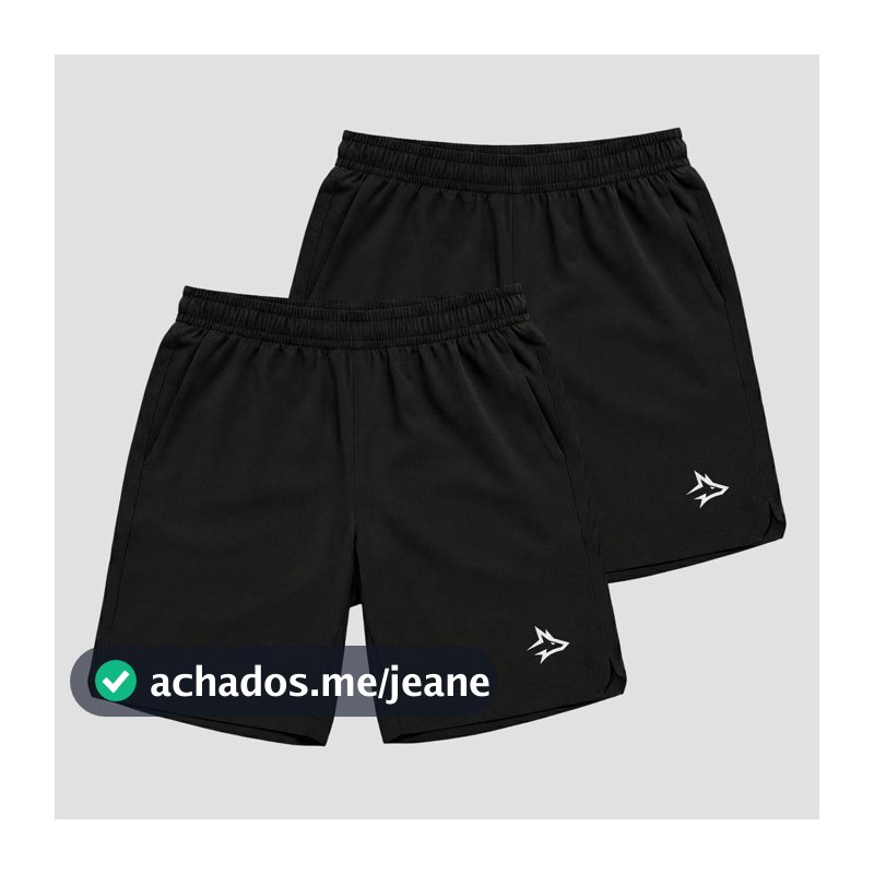 Kit 2 Bermudas Masculinas Dry Academia Lobo Alpha Co