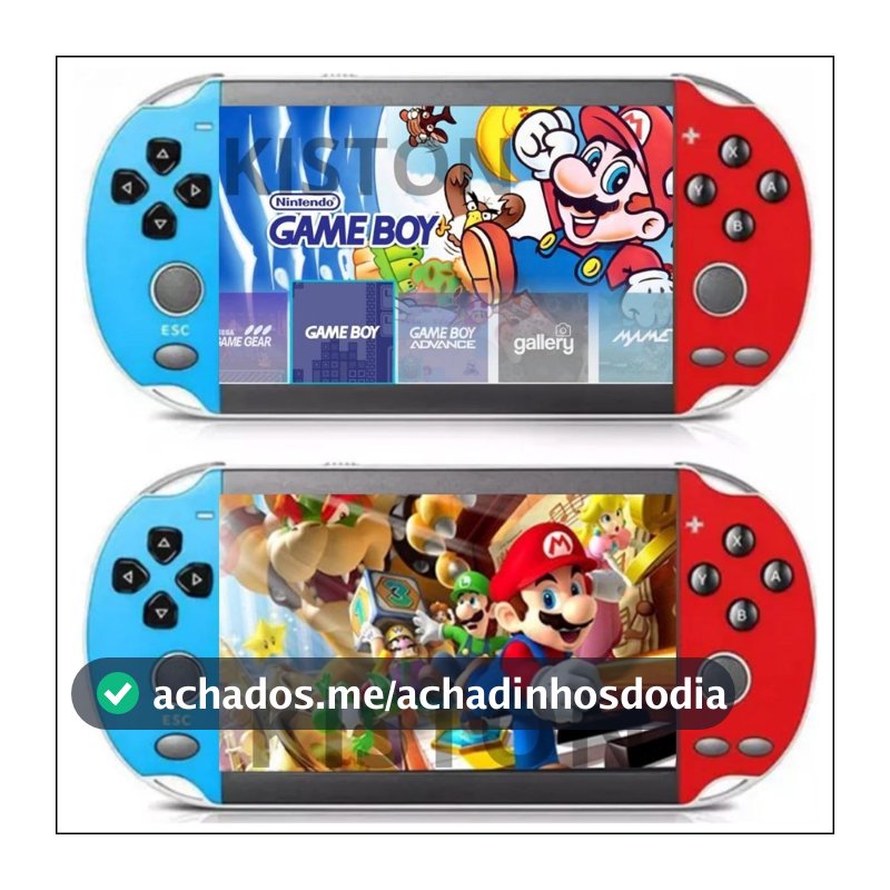 Videogame Portatil 10000 Jogos Retro 16GB, Jogos Arcade Antigos Console de Mão Envio na cor Aleatoria