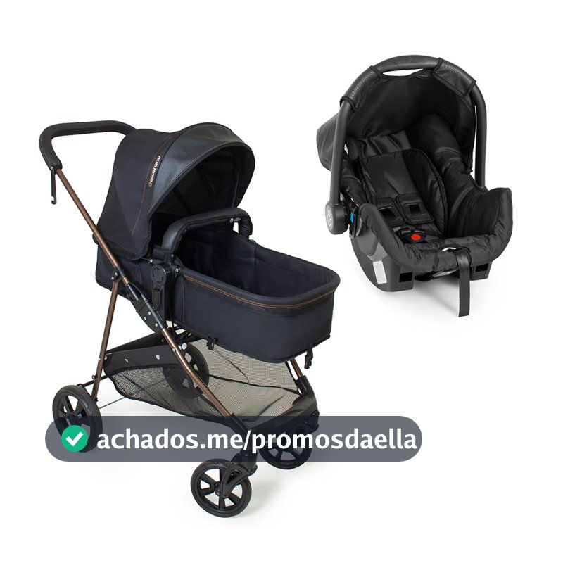 Carrinho Bebê Conforto Napoli Travel System Cobre Galzerano