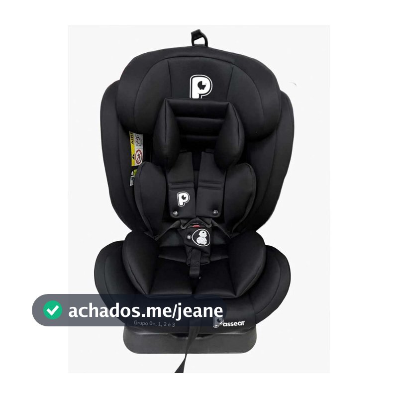 Cadeira para Carro Passear Amora – 0 a 36 kg Grupo 0+, 1, 2 e 3