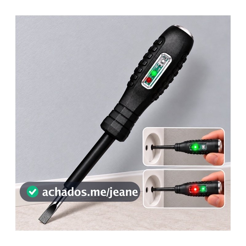 Chave Teste Tensão Caneta fenda detector eletrica induçao energia Eletricista Profissional
