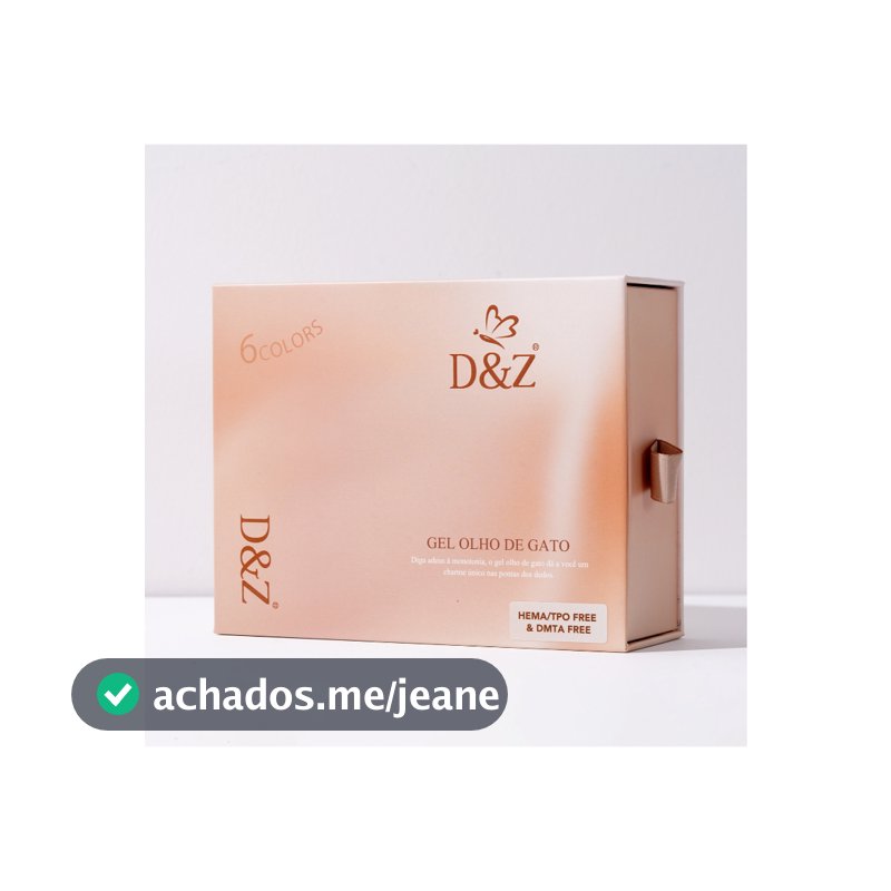 Kit Gel Olho de Gato D&Z 6 Cores | Efeito Magnético para Nail Art
