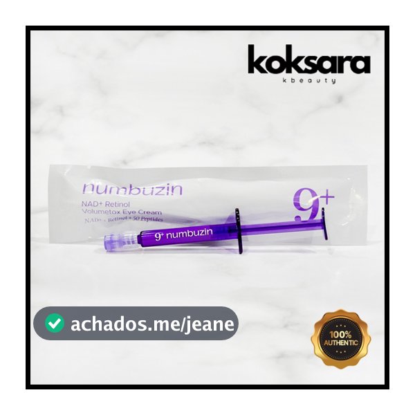 NUMBUZIN No . 9 NAD + Retinol Volumetox shot Creme Para Os Olhos 1ml 1ea
