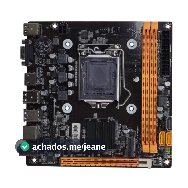 Placa Mãe BrazilPC H81-ITX | LGA1150 | 2 Slots DDR3, M.2, USB 3.0 e Gigabit LAN - OEM