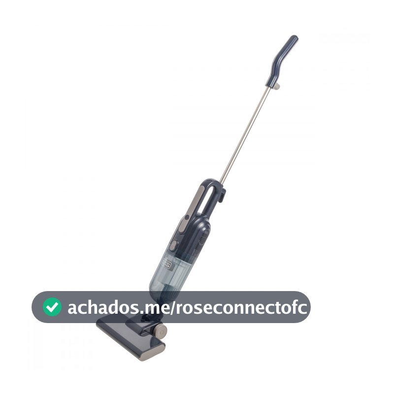 Aspirador De Pó Vertical Portátil Black + Decker 2 em 1 1200W 127V Preto