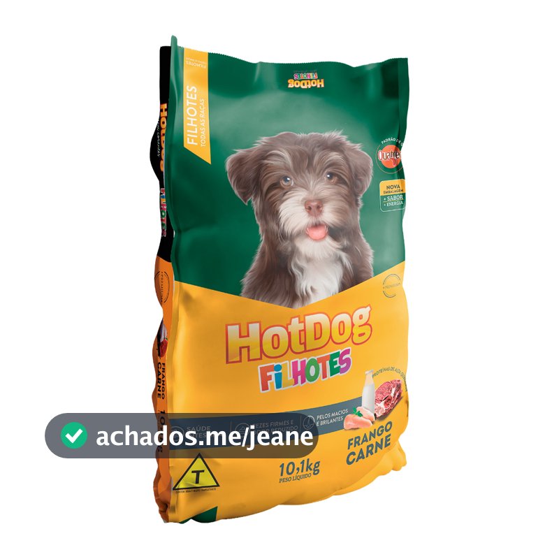 Ração Hot Dog Filhote sem Corantes 10,1 kg