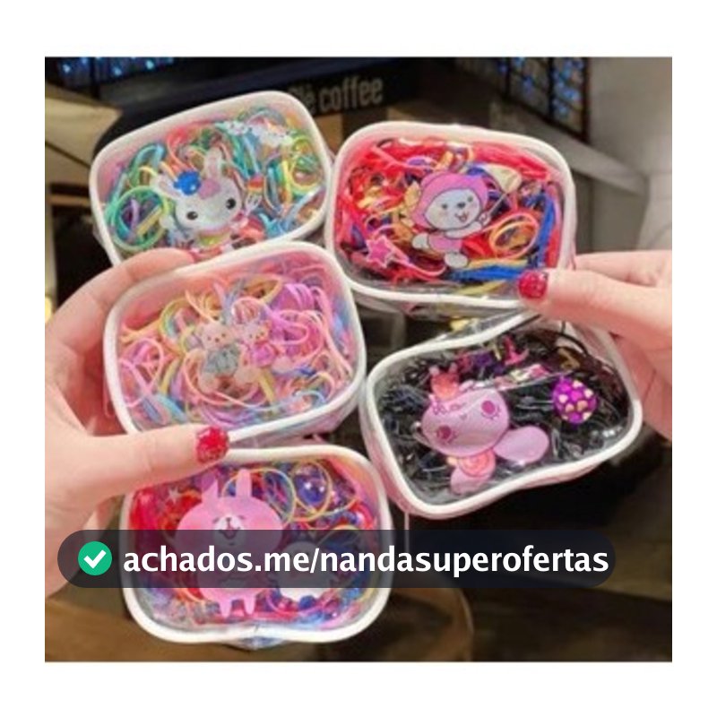 ANA1108 12 Pacote Colorido Pequeno Elasticos Silicone Grosso De Cabelo Meninas  Elástico