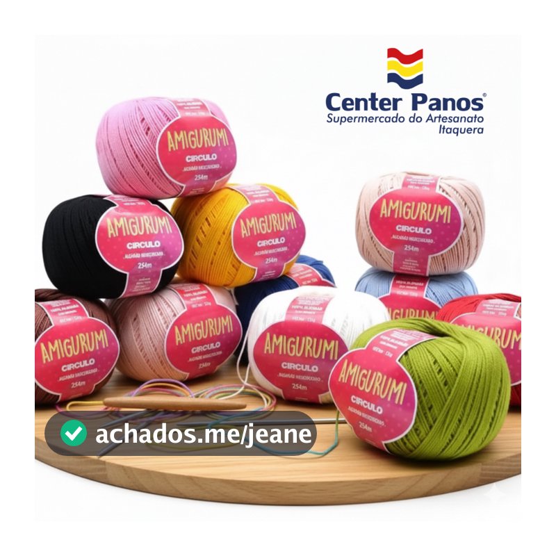 Fio Linha Amigurumi Circulo 254m - 125g tex 492