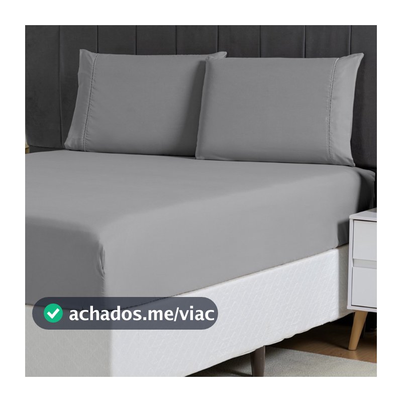 Jogo De Lençol 400 Fios Micropercal 3 Peças Cama Casal Queen King Solteiro Elástico Toque Macio