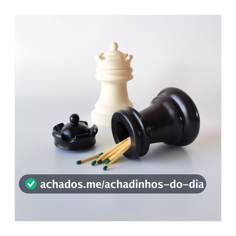Porta fósforo e castiçal Queen Vanità Acessório Decorativo para Velas Aromáticas e para casa