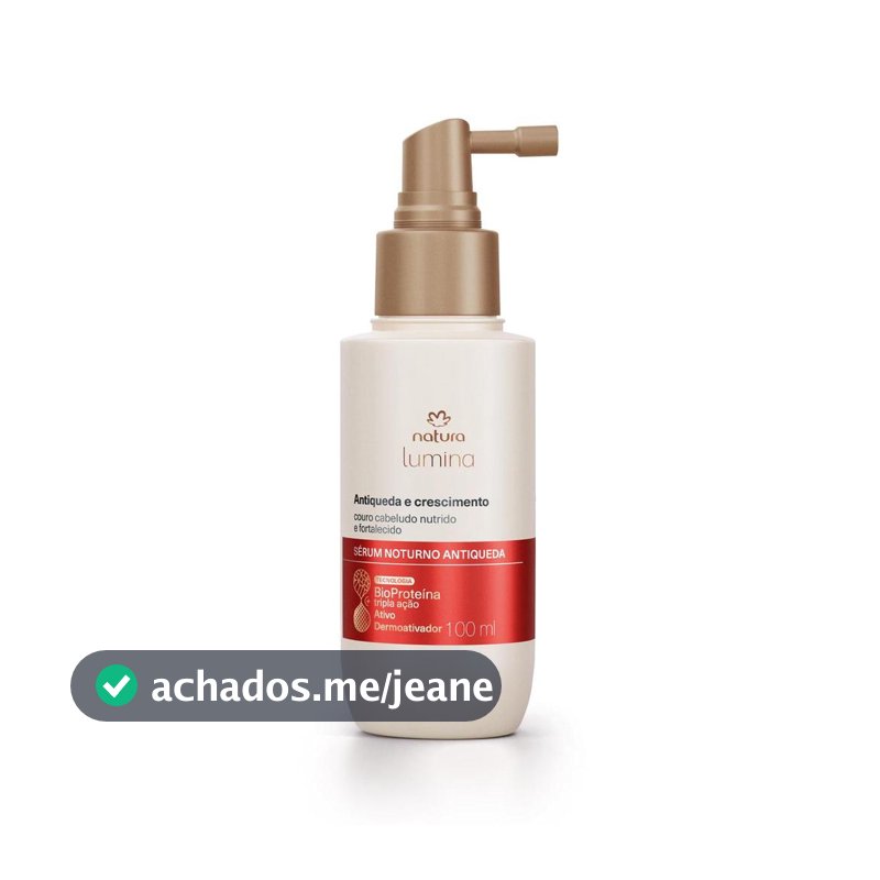 Sérum Noturno Antiqueda e Crescimento Lumina 100 ml
