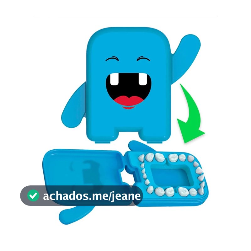 Álbum de Dente Infantil Azul - Porta Dentinho - Porta Dente de Leite - Estojo de Dente Azul