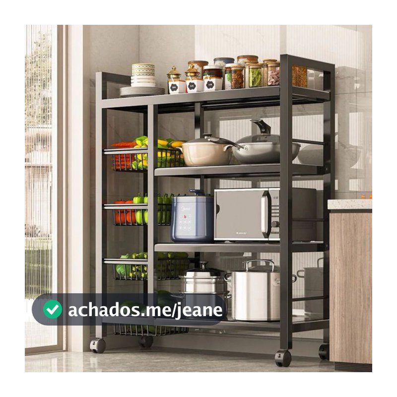 Prateleira Para Cozinha Para Armazenamento Para Fornos e Micro-ondas