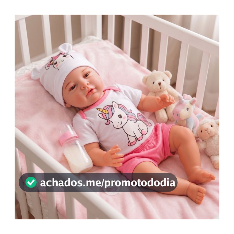 Bebê Reborn Boneca Menina Realista Angel Original Corpinho Em Silicone Com Bolsa Maternidade